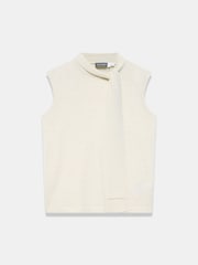 Mint Velvet Metallic Knit Tie Neck Top - 圖片 6/7