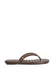 Dune London Brown Lunare Casual Sandals - Image 2 of 6