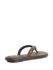Dune London Brown Lunare Casual Sandals - Image 4 of 6
