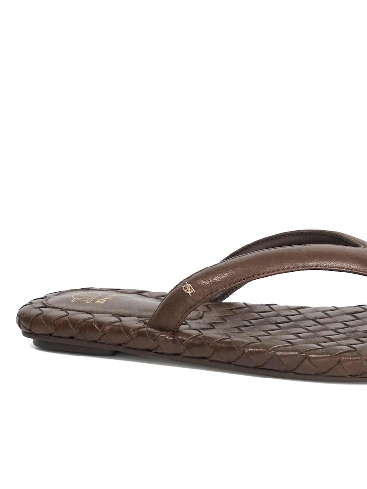 Dune London Brown Lunare Casual Sandals - Image 6 of 6