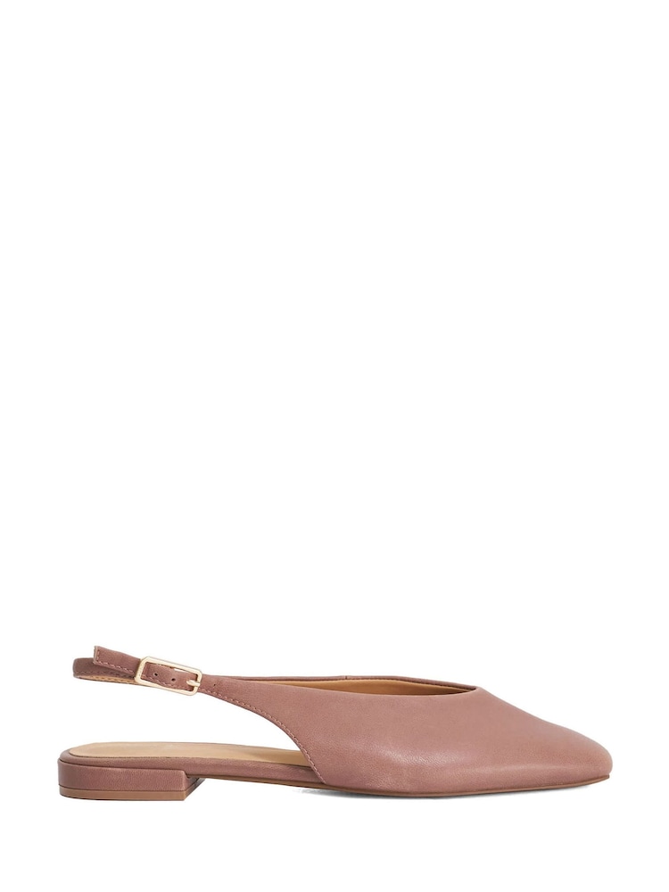 Dune London Pink Heartbeat Ballet Pumps - Image 2 of 6 Dune London Pink Heartbeat Ballet Pumps - Image 2 of 6