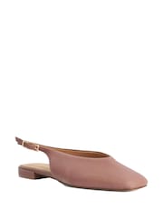 Dune London Pink Heartbeat Ballet Pumps - Image 3 of 6