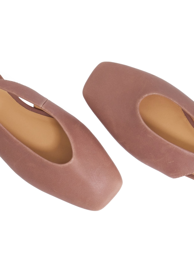 Dune London Pink Heartbeat Ballet Pumps - Image 6 of 6 Dune London Pink Heartbeat Ballet Pumps - Image 6 of 6