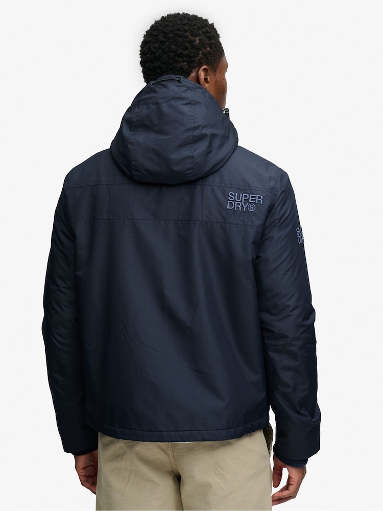 Superdry Blue Hooded Arctic Windcheater Jacket - Image 2 of 8