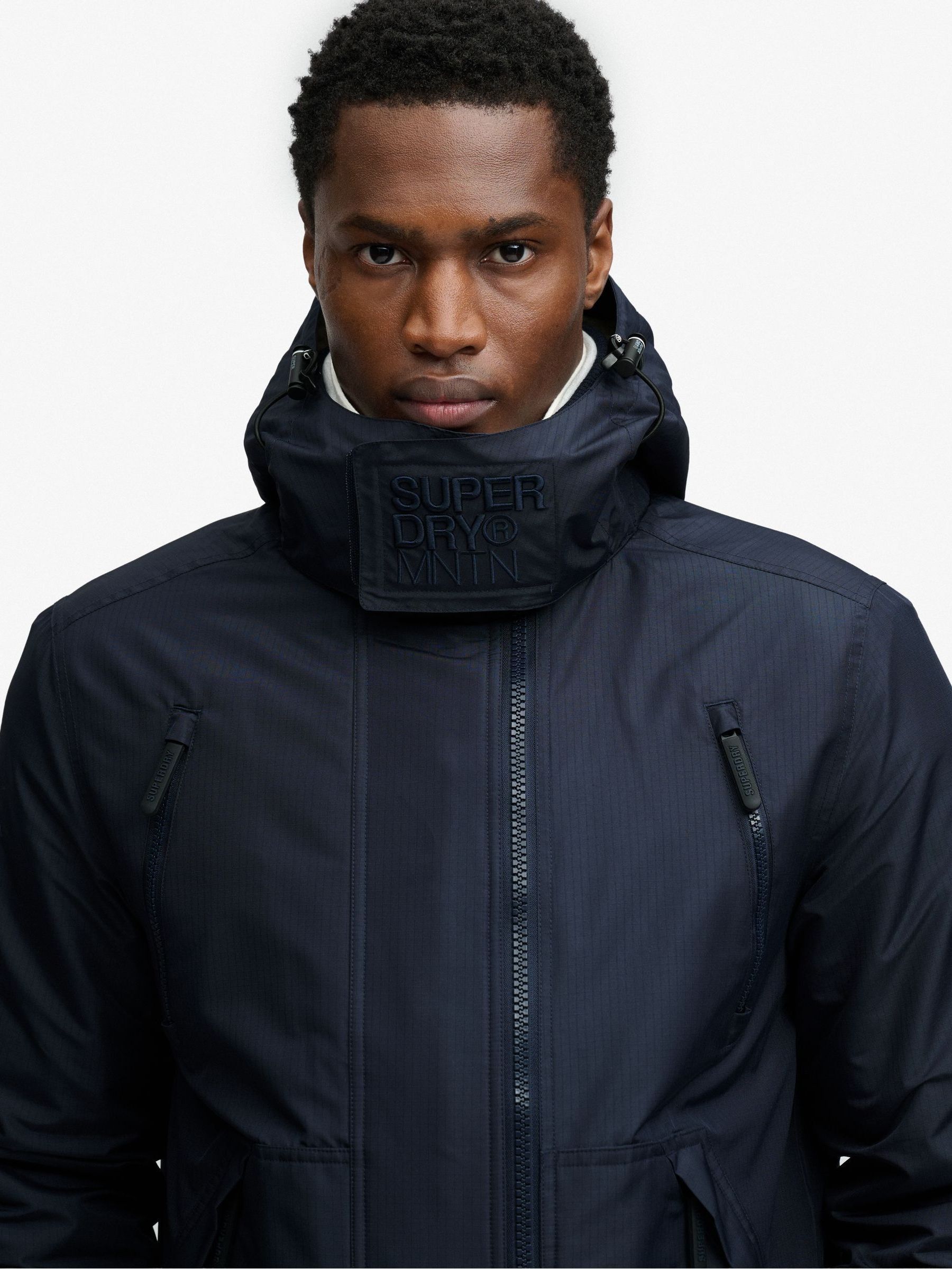 Buy Superdry Blue Hooded Arctic Windcheater Jacket from Next USA
