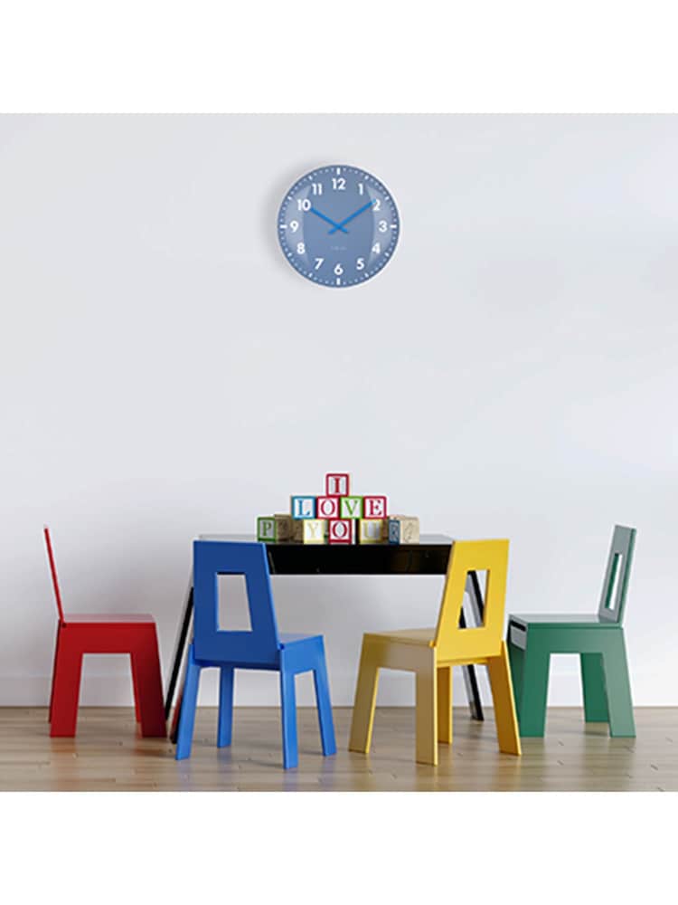 Widdop Blue Duomo Domed Glass Wall Clock - Image 6 of 6