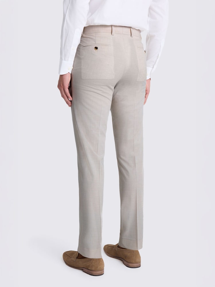 MOSS Natural Tailored Fit Suit Trousers - Image 2 of 3 MOSS Natural Tailored Fit Suit Trousers - Image 2 of 3