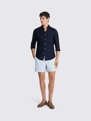 MOSS Blue Smart Swim Shorts - Image 2 of 4