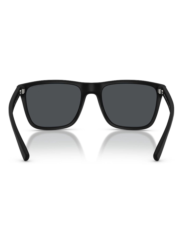 Armani Exchange Black 0Ax4080S Square Sunglasses - Image 2 of 5 Armani Exchange Black 0Ax4080S Square Sunglasses - Image 2 of 5