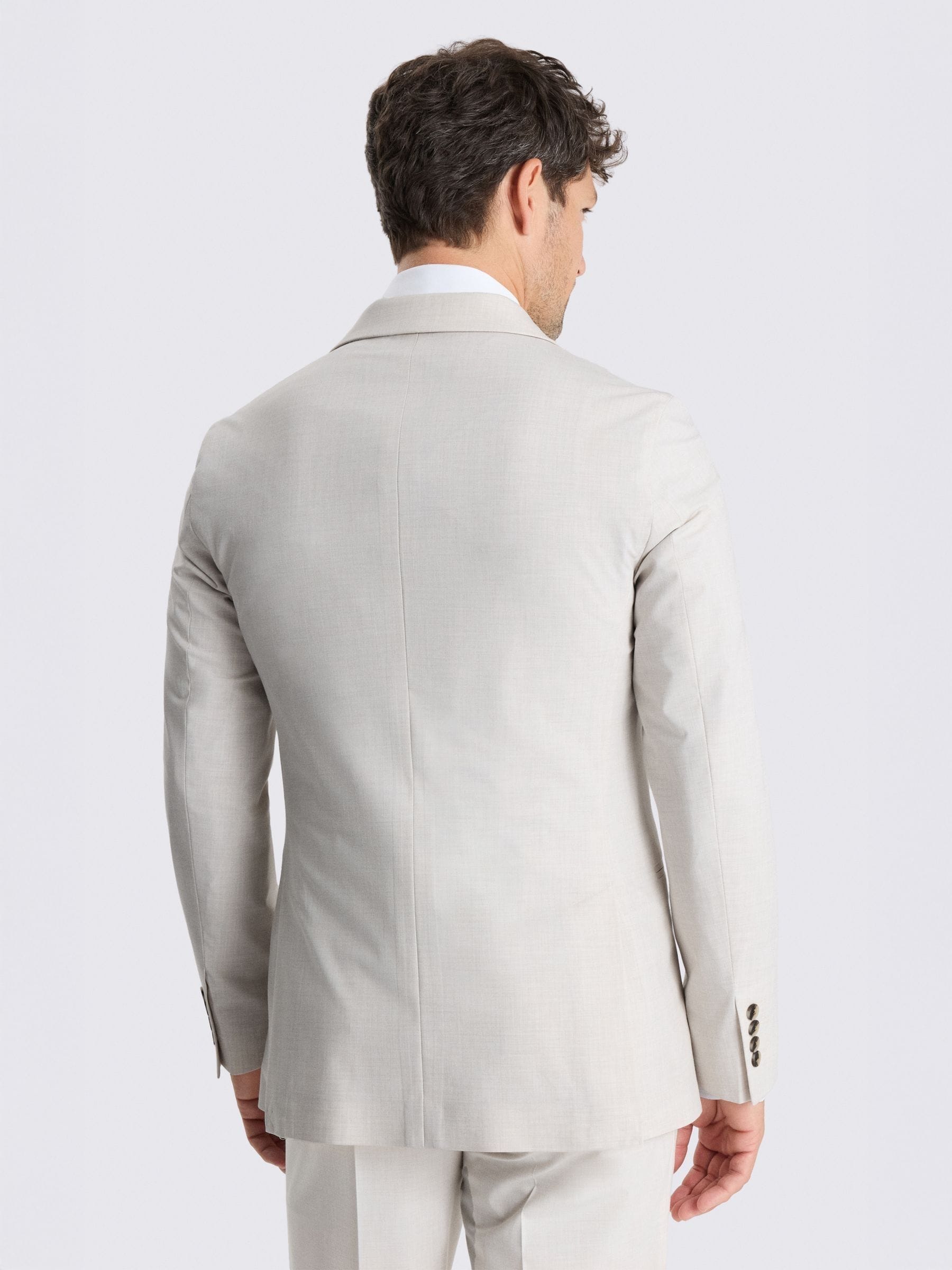 Buy MOSS Light Neutral Tailored Fit Suit Jacket from the Next UK