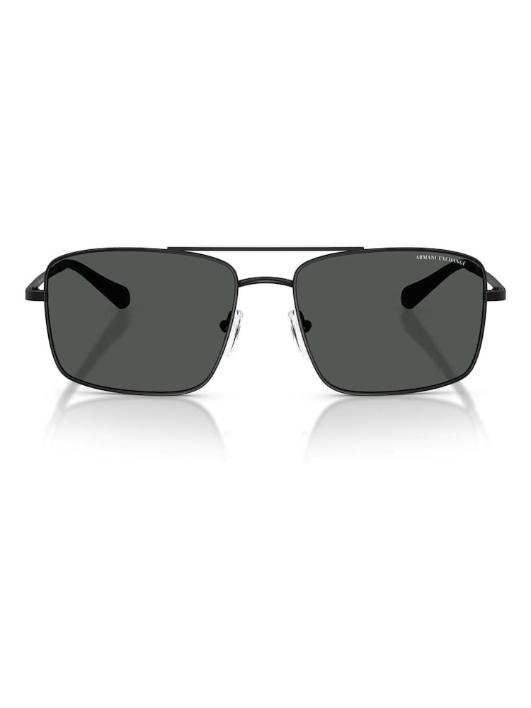 Armani Exchange Black 0Ax2054S Pilot Sunglasses - Image 1 of 5 Armani Exchange Black 0Ax2054S Pilot Sunglasses - Image 1 of 5