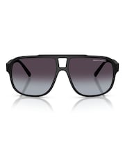 Armani Exchange Black 0Ax4104S Rectangle Sunglasses - Image 3 of 5