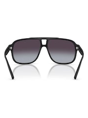 Armani Exchange Black 0Ax4104S Rectangle Sunglasses - Image 4 of 5