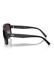 Armani Exchange Black 0Ax4104S Rectangle Sunglasses - Image 5 of 5