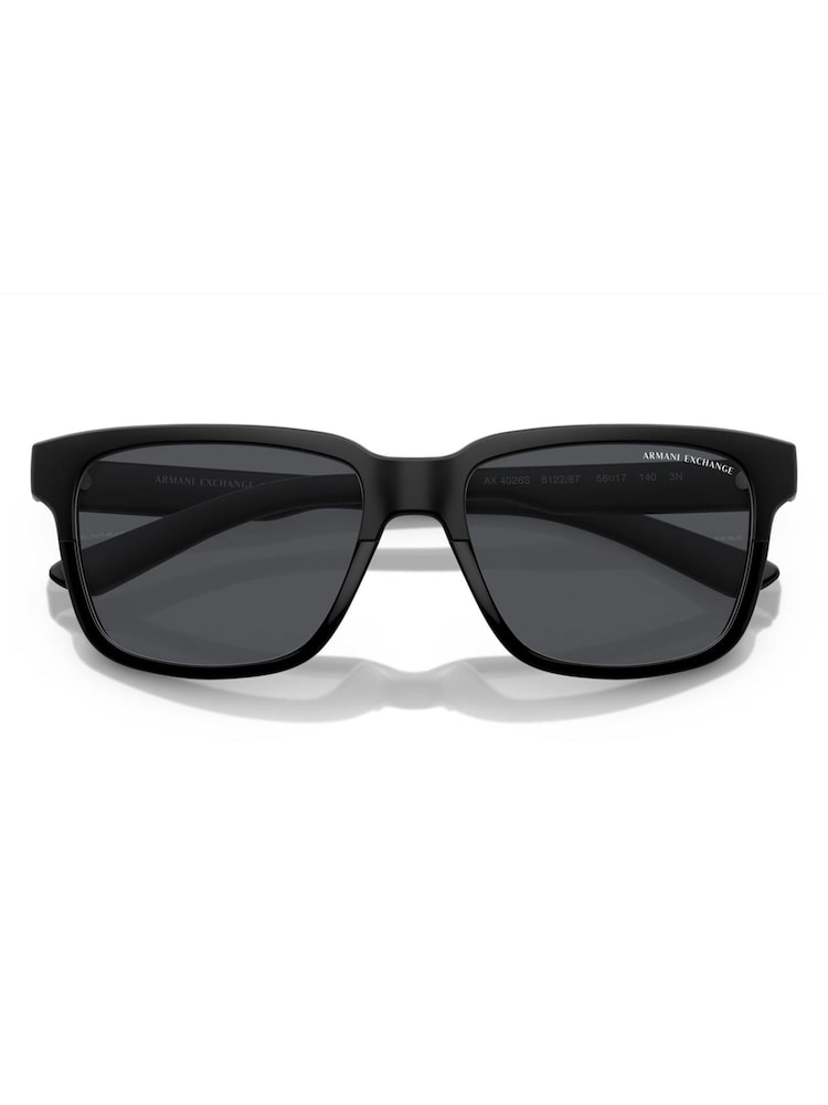Armani Exchange Black 0Ax4026S Square Sunglasses - Image 5 of 5