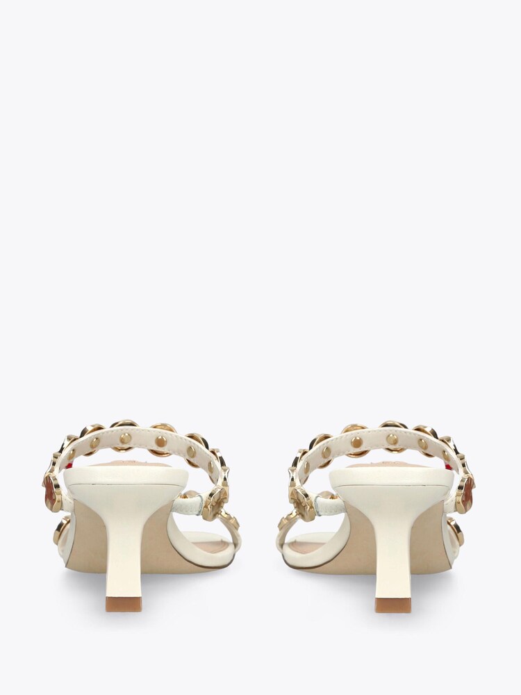 Steve Madden White Annika Sandals - Image 4 of 4