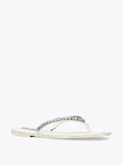 Steve Madden White Kustom White Sandals - Image 2 of 4