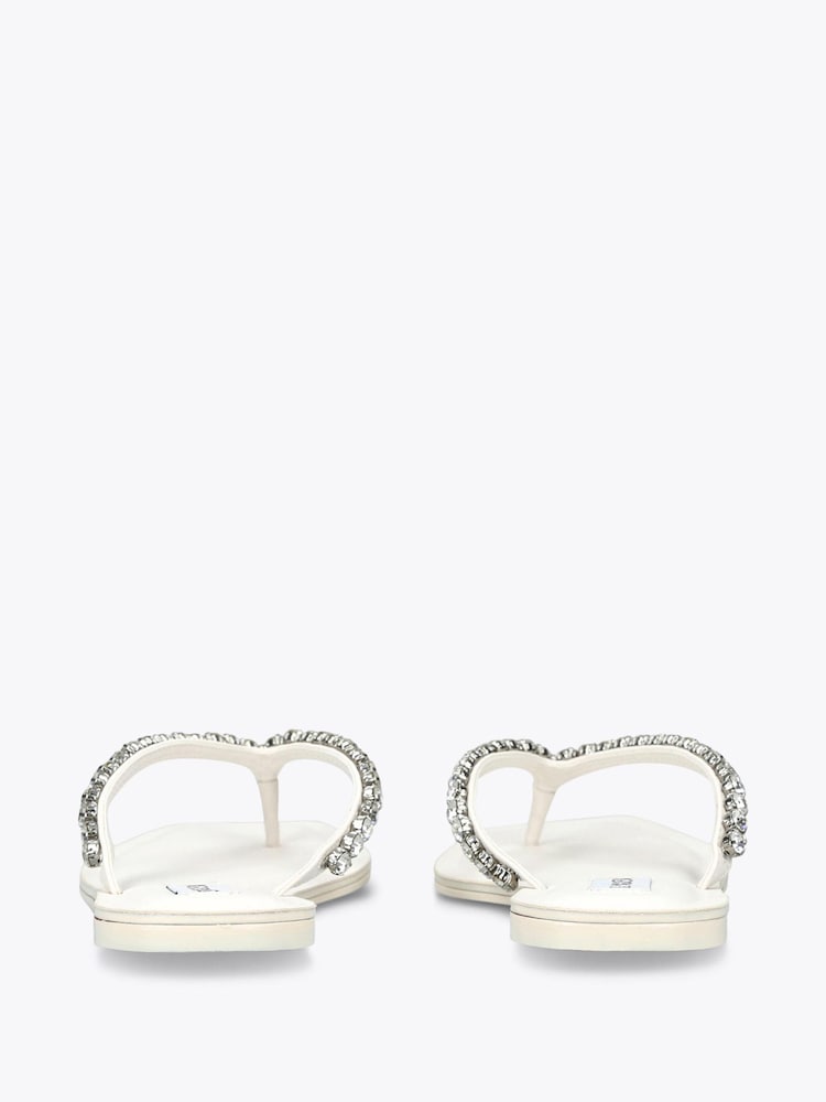 Steve Madden White Kustom White Sandals - Image 4 of 4