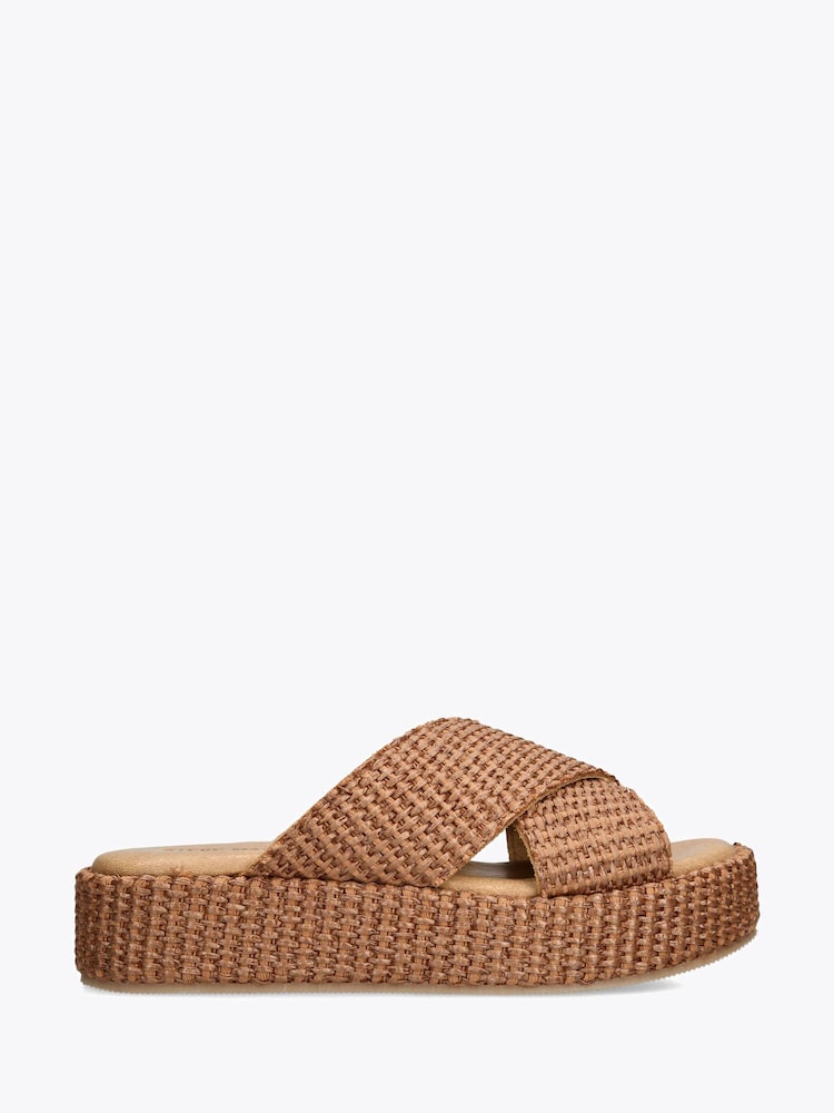 Steve Madden Brown Tulum Suede Sandals - Image 1 of 4
