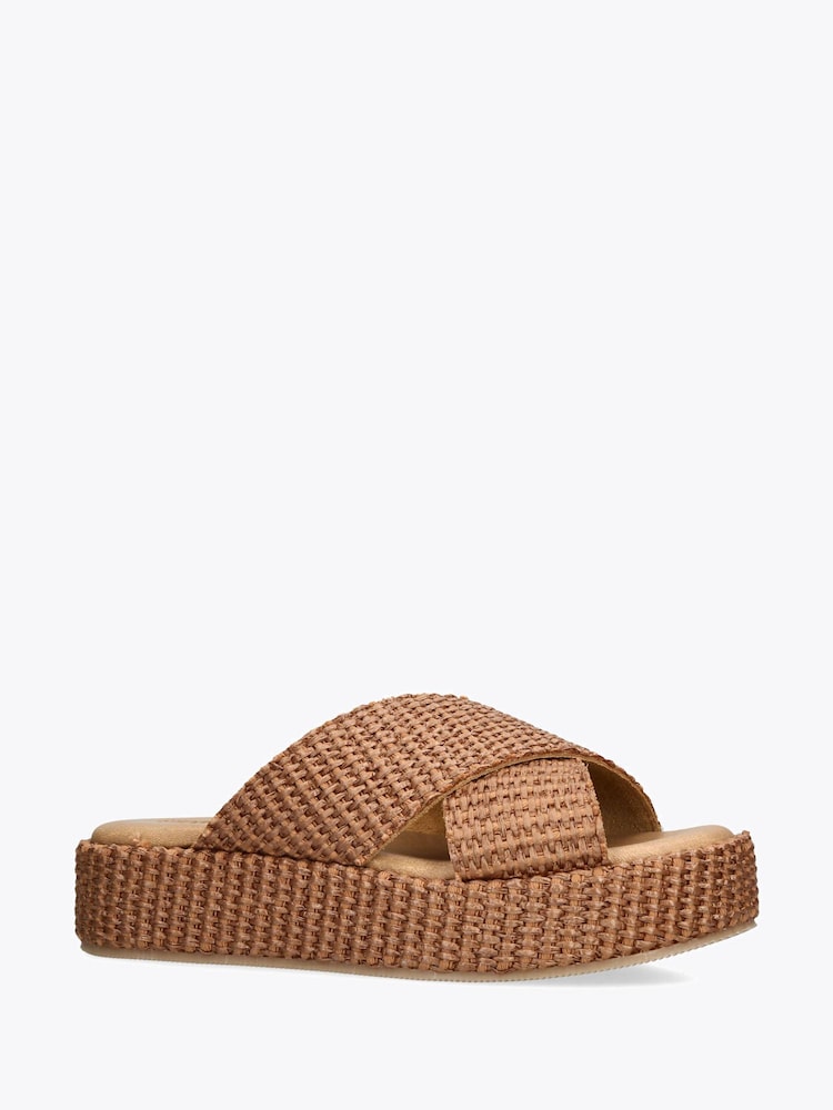 Steve Madden Brown Tulum Suede Sandals - Image 2 of 4