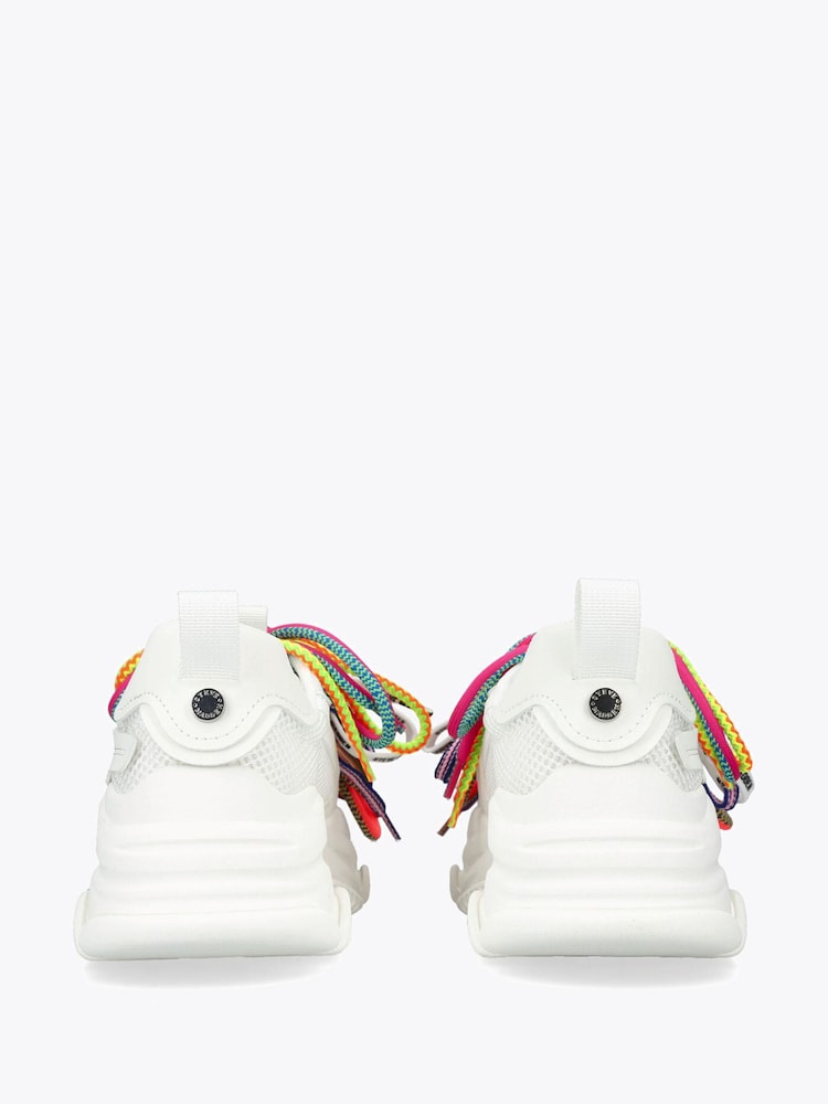 Steve Madden White Pryce White Pumps Trainers - Image 4 of 4