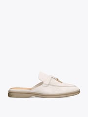 Steve Madden Cream Patrizia Beige Suede Sandals - Image 1 of 4