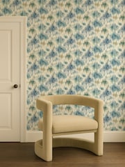 Clarke and Clarke Blue Elements Trueno A4 Wallpaper Sample - Image 3 of 6