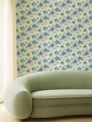 Clarke and Clarke Blue Elements Trueno A4 Wallpaper Sample - Image 5 of 6