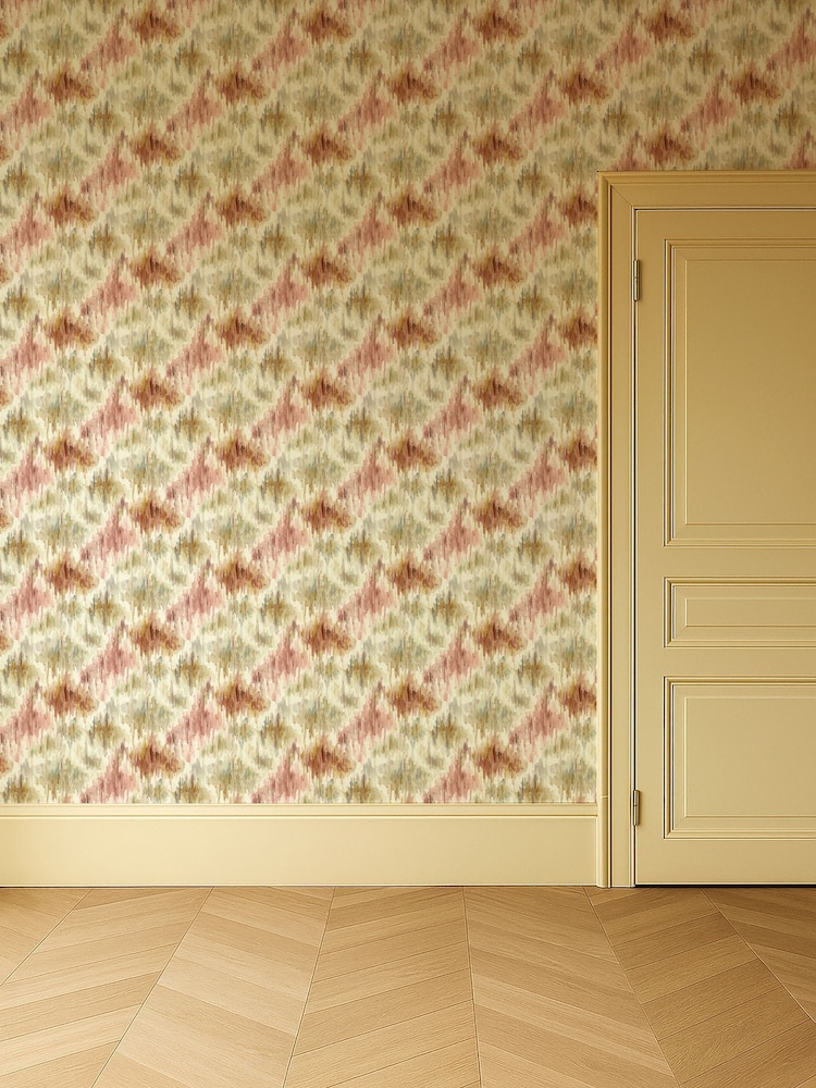 Clarke and Clarke Orange Elements Trueno A4 Wallpaper Sample - Image 4 of 4