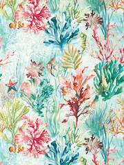 Clarke and Clarke Pink Elements Oceana A4 Wallpaper Sample - Image 6 of 6