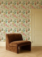 Clarke and Clarke Pink Elements Oceana A4 Wallpaper Sample - Image 1 of 6