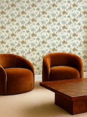 Clarke and Clarke Orange Elements Trueno A4 Wallpaper Sample - Image 5 of 6