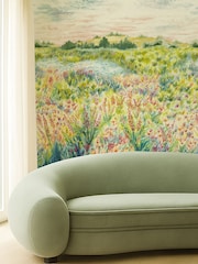 Clarke and Clarke Black Elements Wildbloom A4 Wallpaper Sample - Image 2 of 4