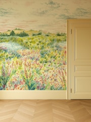 Clarke and Clarke Black Elements Wildbloom A4 Wallpaper Sample - Image 3 of 4