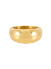 The Edit by Estella Bartlett Gold Tone Dome Statement Ring - Image 1 of 2