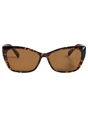 Estella Bartlett Brown Sydney Cat-Eye Women’s Sunglasses - Image 2 of 3