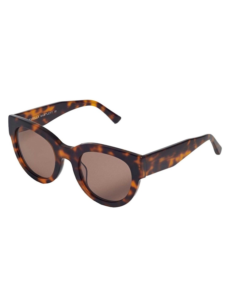 Estella Bartlett Brown Tortoiseshell Seoul Women’s Sunglasses - Image 3 of 3 Estella Bartlett Brown Tortoiseshell Seoul Women’s Sunglasses - Image 3 of 3