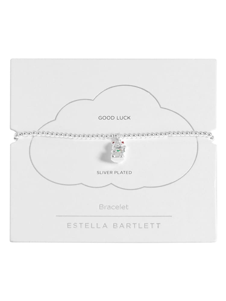 Estella Bartlett Silver Tone Silver Lucky Cat Sienna Bracelet - Image 2 of 3 Estella Bartlett Silver Tone Silver Lucky Cat Sienna Bracelet - Image 2 of 3