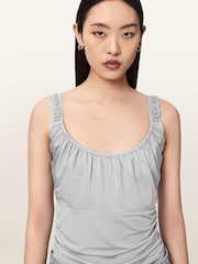 AllSaints Grey Celena Top - Image 3 of 7