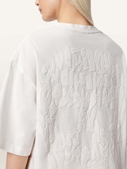 AllSaints White Paloma Amelie T-Shirt - Image 3 of 7