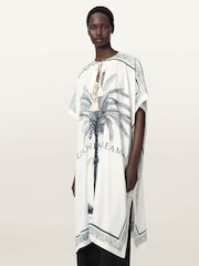 AllSaints White Tess Kaftan - Image 1 of 7