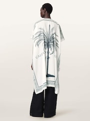AllSaints White Tess Kaftan - Image 4 of 7