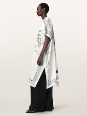 AllSaints White Tess Kaftan - Image 6 of 7