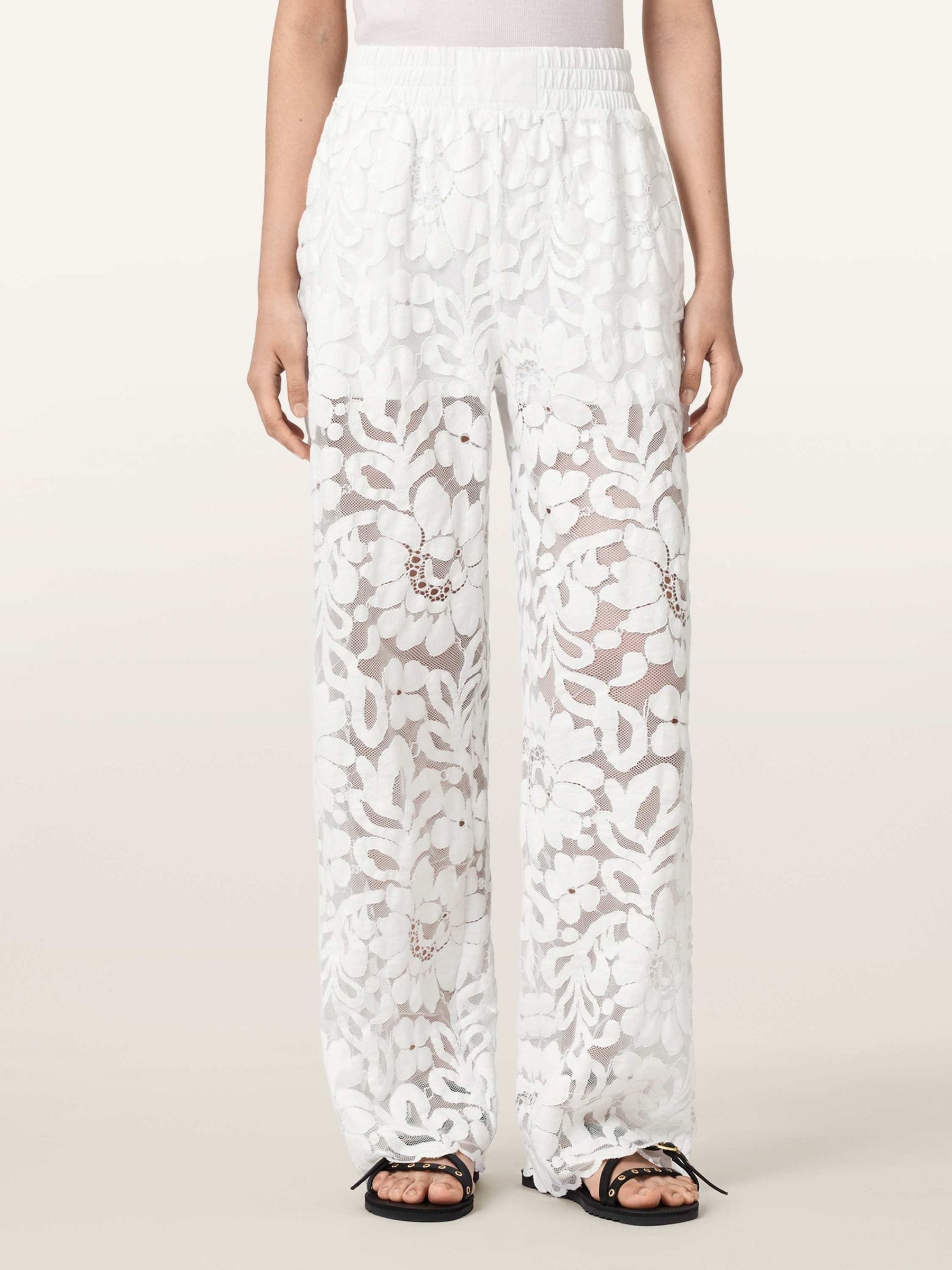 Buy AllSaints White Amelie Lace Trousers from Next USA