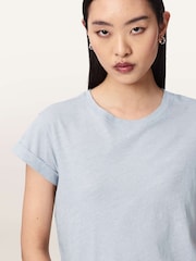AllSaints Blue Anna T-Shirt - Image 3 of 7
