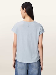AllSaints Blue Anna T-Shirt - Image 5 of 7