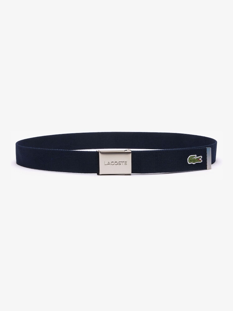 Lacoste Black L.12.12 Concept French Made Belt - Image 1 of 1