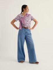 Seasalt Cornwall Purple Barnoon Top - Image 2 of 5