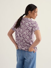 Seasalt Cornwall Purple Barnoon Top - Image 3 of 5