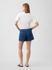Gap Dark Wash 2.5 inch Track Shorts - Image 2 of 6